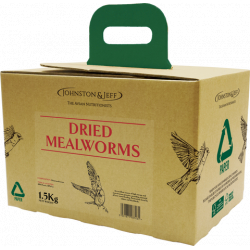 Johnston And Jeff Dried Mealworm 1.5kg In Eco Box